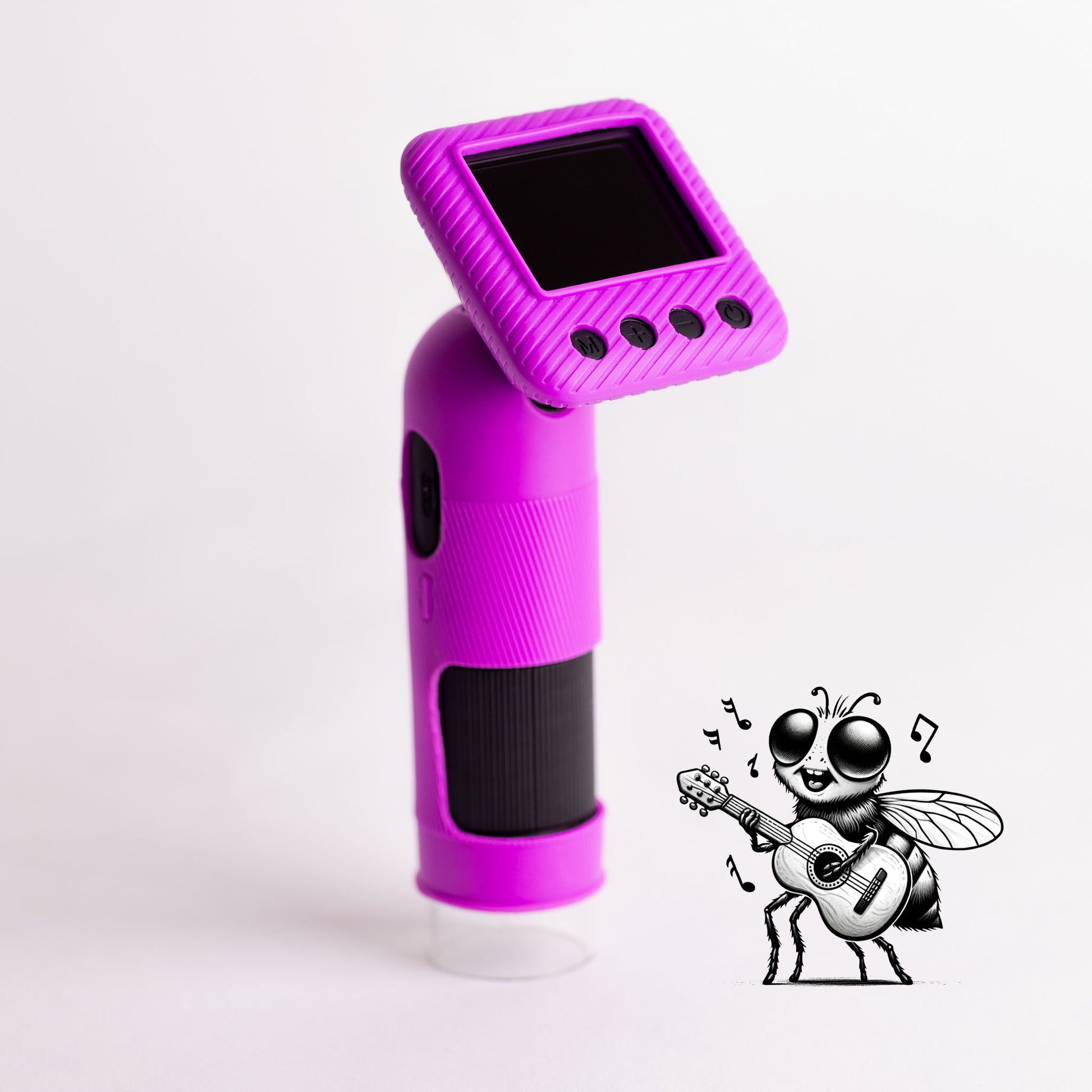 UPPTÄCKA u-Zoom One Microscope purple for kids